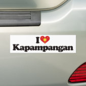 I Liebe Kapampangan Autoaufkleber (Auf Auto)