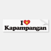 I Liebe Kapampangan Autoaufkleber (Vorne)
