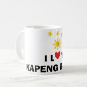 I Liebe Kapeng Barako Kaffee-Tasse Kaffeetasse (Vorderseite Links)