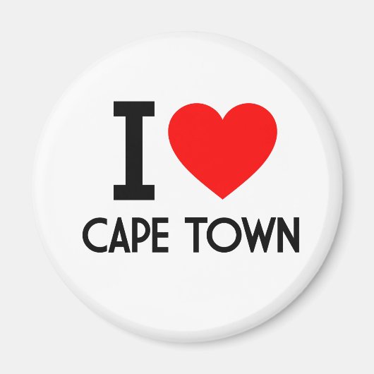 I Liebe Kapstadt Magnet (Vorne)