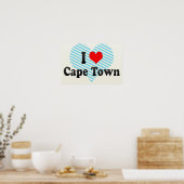 I Liebe Kapstadt, Südafrika Poster (Küche)