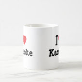 I Liebe Karaoke Herz Brauch personalisiert Kaffeetasse (Mittel)