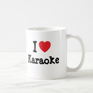 I Liebe Karaoke Herz Brauch personalisiert Kaffeetasse