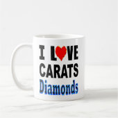 I Liebe-Karat-Diamanten Kaffeetasse (Links)