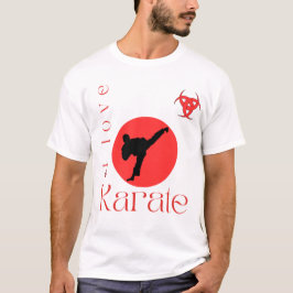 I Liebe Karate Martial Arts T - Shirt