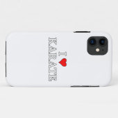 I Liebe Karate Phone Case (Rückseite (Horizontal))