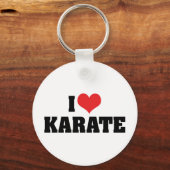 I Liebe Karate Schlüsselanhänger (Vorderseite)