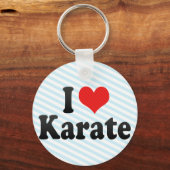 I Liebe Karate Schlüsselanhänger (Vorderseite)