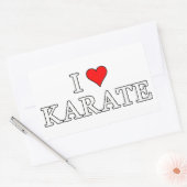 I Liebe Karate Sticker (Umschlag)