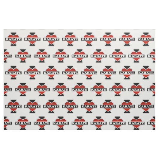 I Liebe-Karate Stoff (Fat Quarter (45,7 x 55,9 cm))
