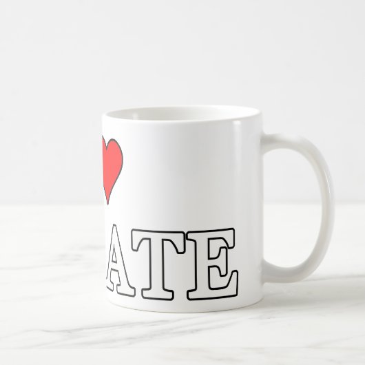 I Liebe Karate Tasse (Rechts)