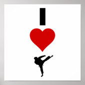 I Liebe Karate (Vertikal) Poster (Vorne)