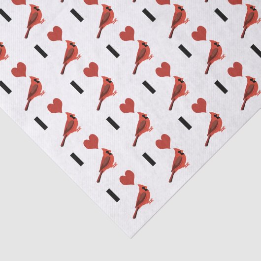 I LIEBE KARDINAL SEIDENPAPIER (Ausschnitt)