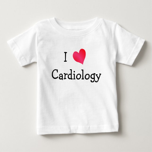 I Liebe Kardiologie Baby T-shirt (Vorderseite)