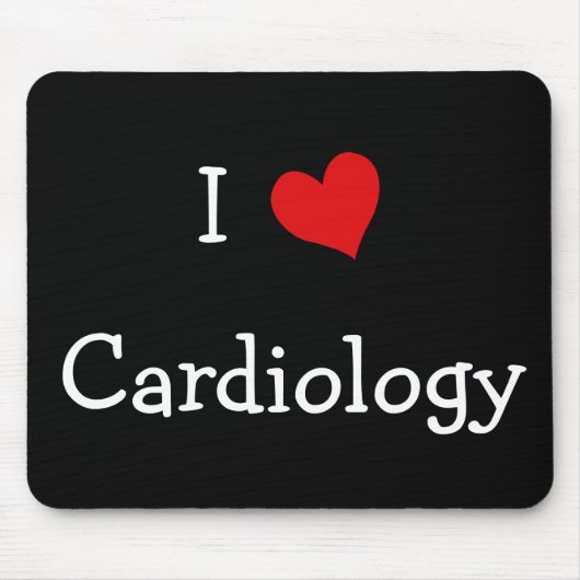 I Liebe Kardiologie Mousepad (Vorne)