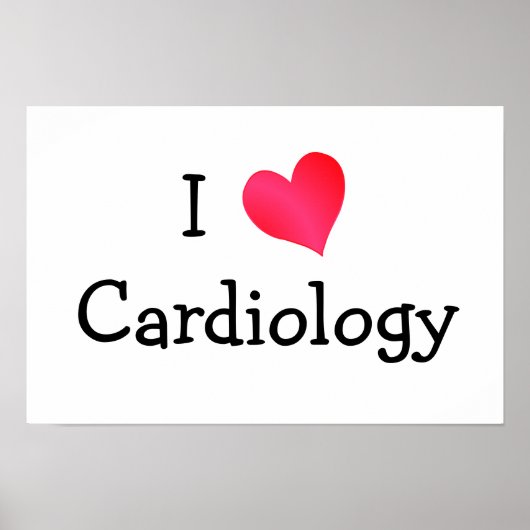 I Liebe Kardiologie Poster (Vorne)