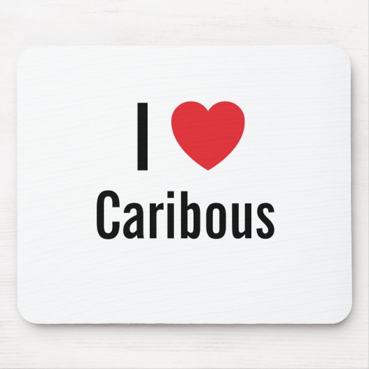 I Liebe Karibik Mousepad (Vorne)
