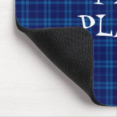 I Liebe Kariert - Royal Blue Mousepad (Ecke)