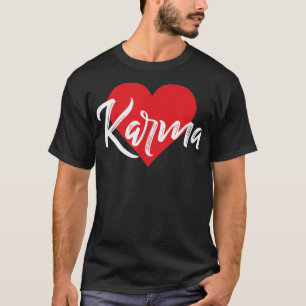 I Liebe Karma Vorname Tshirt, das ich herz genannt T-Shirt