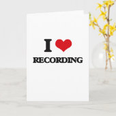 I LIEBE KARTE (Gelbe Blume)