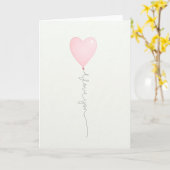 I Liebe Karte (Gelbe Blume)