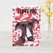 I LIEBE KARTE (Gelbe Blume)