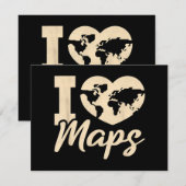 I Liebe Karten, Geografie (Vorne/Hinten)