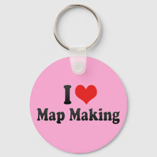 I Liebe-Karten-Herstellung Schlüsselanhänger