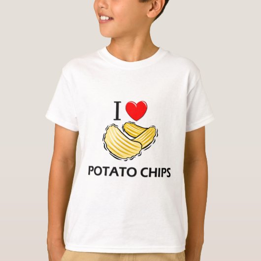 I Liebe-Kartoffelchips T-Shirt (Vorderseite)