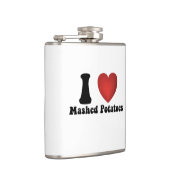 I Liebe Kartoffeln Kartoffeln Erntedank Abendessen Flachmann (Rechts)