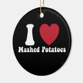 I Liebe Kartoffeln Kartoffeln Erntedank Abendessen Keramik Ornament (Links)