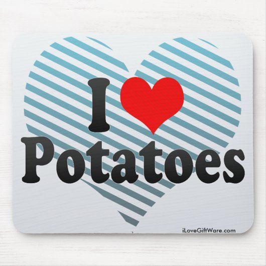 I Liebe-Kartoffeln Mousepad (Vorne)