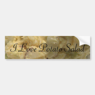 I Liebe Kartoffelsalat Autoaufkleber