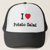 I Liebe Kartoffelsalat T - Shirt Truckerkappe (Vorderseite)