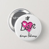 I Liebe Karyn Debracy Button (Vorne & Hinten)