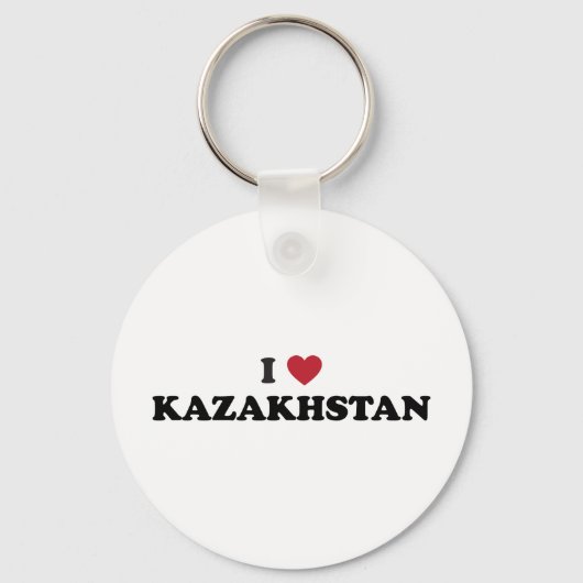 I Liebe Kasachstan Schlüsselanhänger (Vorderseite)
