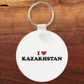 I Liebe Kasachstan Schlüsselanhänger (Vorderseite)