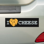 I Liebe-Käse Autoaufkleber (Auf Auto)