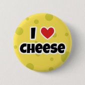 I Liebe Käse Button (Vorderseite)