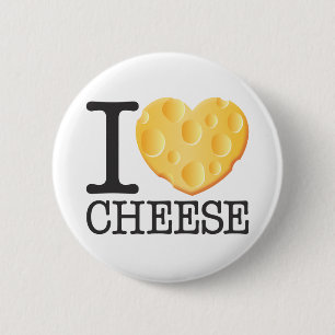 I Liebe-Käse Button