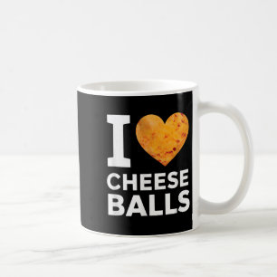 I Liebe Käse Funny Cheeseball Snack Food Lover Kaffeetasse