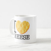 I Liebe-Käse Kaffeetasse (Vorderseite Links)
