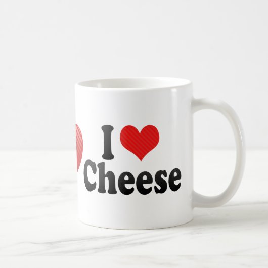 I Liebe-Käse Kaffeetasse (Rechts)