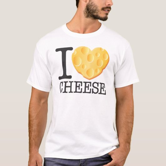 I Liebe-Käse T-Shirt (Vorderseite)