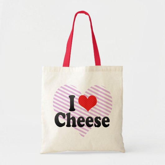 I Liebe-Käse Tragetasche (Vorne)