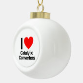 i Liebe-Katalysatoren Keramik Kugel-Ornament (Rechts)
