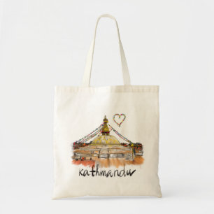 I Liebe Kathmandu Tragetasche
