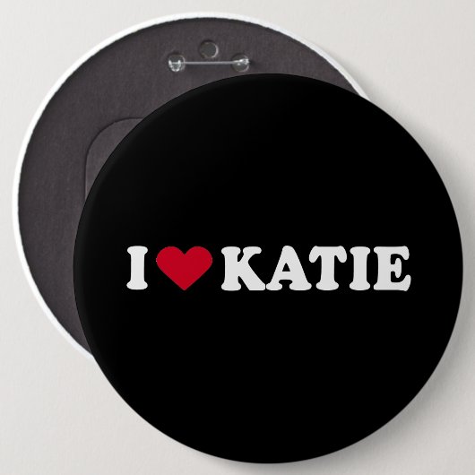 I LIEBE KATIE2 BUTTON (Vorne & Hinten)