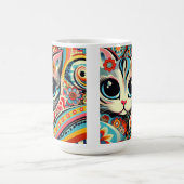 I Liebe Kätzchen Cat Mexican Folk Art Talavera Sty Kaffeetasse (Mittel)