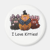 I Liebe Kätzchen Magnet (Vorne)